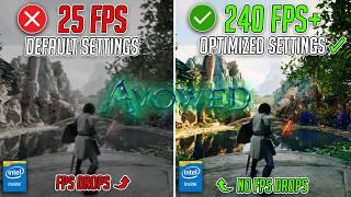 Avowed - BEST Settings to Fix Lags and Boost FPS on ANY PC