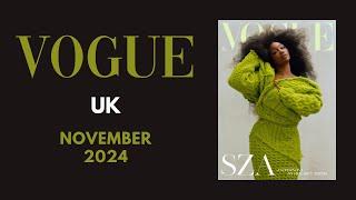 VOGUE UK DECEMBER 2024 | SZA | Magazine Flip Through | Glossy Magazine Heaven