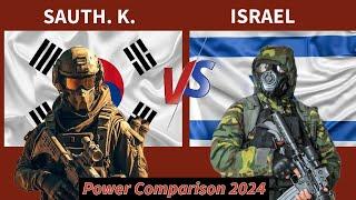 Sauth Korea vs Israel military power comparison 2024 | Comparison Place