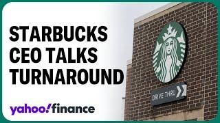 New Starbucks CEO talks growth strategy, layoffs, menu