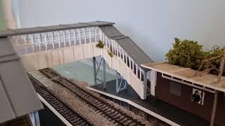 Oo gauge footbridge finished! What do you think of it?