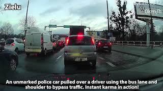 INSTANT KARMA AT BEST | Drivers busted by cops for speed, Brake Checks, Bad Driving| Instant justice