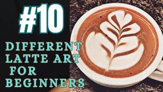 10 Different latte art for beginners - Free pour Latte art tutorial