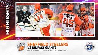 Sheffield Steelers v Belfast Giants 10th November 2024