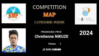 Je suis humain by Chrétienne NIKUZE,  1er  lauréat du Prix MAP 2024 - catégorie poème