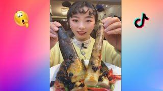 Cute Girl Eat Spicy Bamboo Shoots | Real Sound | Mubang #shorts