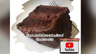 Easy Choco Moist Cake for Beginners  / ITUM ta VINES