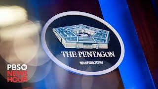 WATCH LIVE: Pentagon holds briefing after U.S. troops deploy to help Afghanistan evacuations