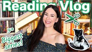 Cutting my hair, book series & kitten update! || Reading Vlog 2024