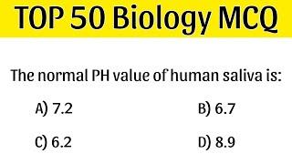 Biology TOP 50 GK Questions | biology important questions | Biology MCQ | Biology GK