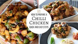 Chicken Chili Recipe | How to make Chilli Chicken| Quick Recipe | Simply Simple Cooking