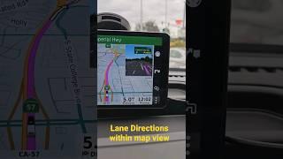 #rv #garmin Lane Directions Within Map