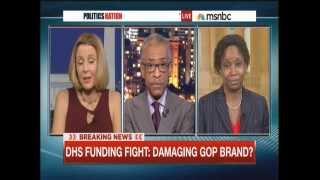 03.03.15 MSNBC #PoliticsNation Lauren Victoria Burke on GOP Losing DHS Funding Battle