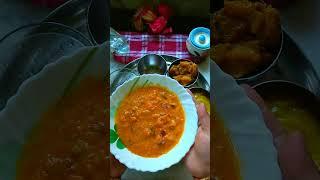 #shorts Bengali Breakfast Thali #youtubeshorts #breakfastideas #shortsvideo  #rannabanna