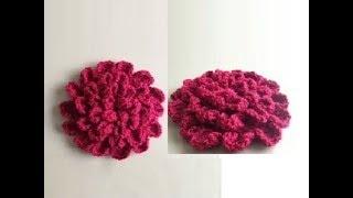 How to Crochet a Flower Pattern #29│by ThePatternFamily