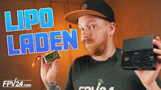 LiPo Akku richtig LADEN (Ladegerät, wie viel Ampere, Storage) | TUTORIAL | FPV24