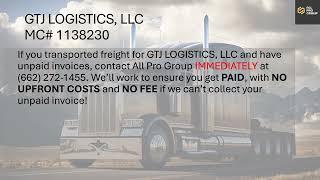 Freight Broker Warning! - GTJ Logistics, LLC  (MC# 1138230)