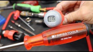 Digital Screwdriver? Yes, the PB Swiss DigiTorque Driver Handle and Shanks.