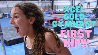 AMAZING GYMNAST FIRST KIP| Rachel Marie