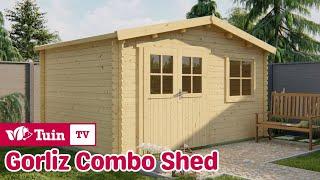 Log Cabin Combo Shed - GORLIZ - TUIN