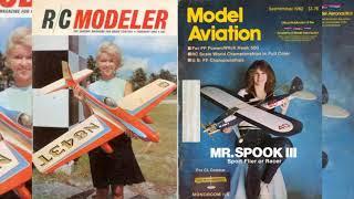 Vintage RC Model Aviation Magazines. The modernization of rc planes in those days.