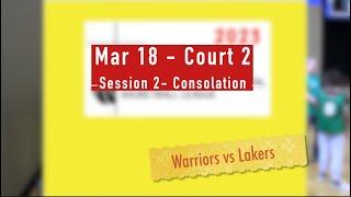 MAR18 S2C2 CONS Warriors vs Lakers