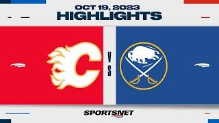 NHL Highlights | Flames vs. Sabres - October 19, 2023