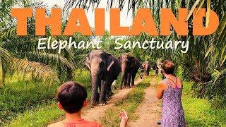 New Elephant Sanctuary In Krabi Thailand. Great For Families.