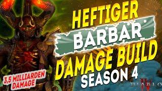 3,5 Milliarden Damage - Spiel unbedingt diesen Barbar Build - Diablo 4 Season 4