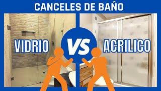  Canceles De Baño de VIDRIO VS Cancel Para Baño de ALUMINIO  CUAL GANA?? 