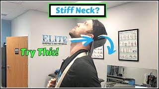 How to Relieve Neck Stiffness - Neck Extension with Strap