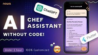 Build Without Code: Flutter ChatGPT App with Custom Prompt using Nowa