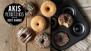 Mini Baked Donuts | Akis Petretzikis