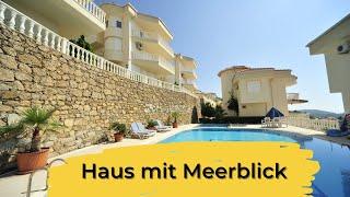 Villa mit Meerblick / Hauskauf Türkei / Immobilien zu erwerben in Alanya, Kargıcak