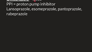 Omeprazole Part 1