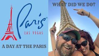 We Stayed for FREE at Paris Las Vegas Hotel! Comp Room Tour & Fremont Street Walk