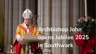 Archbishop John Wilson's Jubilee opening homily