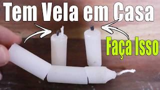 Se Você Tem Vela em Casa, Faça Isso Agora! Todo Mundo Está Fazendo!