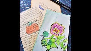 Super Easy Art Trick for Junk Journals! Awaken the Inner Artist in You! The Paper Outpost!