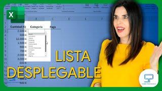 Crear LISTA DESPLEGABLE en Excel 