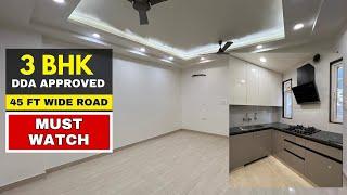 Freehold | Corner 3bhk flat for sale in Sector 8 Dwarka A Block | DDA Approved #3bhk #RealEstate