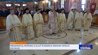 Preasfințitul Petroniu a slujit în biserica Parohiei Ortelec din Zalău