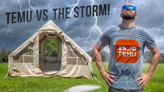 Temu Camping in a Thunderstorm! 30+ Items Reviewed!