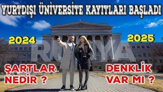 RUSYA'DA ÜNİVERSİTE OKUMAK | GÜNCEL ŞARTLAR 2024-2025