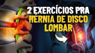 OS 2 MELHORES EXERCICIOS PARA HÉRNIA DE DISCO NA LOMBAR - Fisioprev