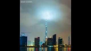 Burj Khalifa Lightning Timelapse by Brian Hawkins