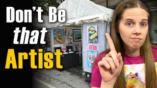 Art Fair Vendor Etiquette - Be a GOOD Art Booth Neighbor