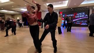 Jake Haning & Sophie Cazeneuve.  Swing Dance America 2023.