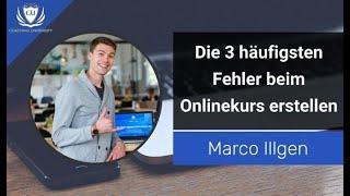 Die 3 häufigsten Fehler beim Online Kurs erstellen