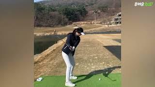 '헉' 소리 나는 스윙과 미모 김태림프로 드라이버 아이언 클럽별 스윙 #골프#golf